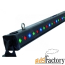 eurolite led bar-27 rgb 27x1w светодиодный светильник. 27 штук 1вт rgb