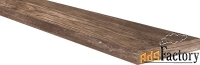 ступень угловая из керамогранита cerdomus shine 75576_shine_walnut_gra