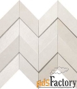 atlas concorde dwell off white chevron 3d керамогранит (35,1 x 30,8 см