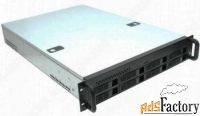 корпус серверный 2u procase es208-sata3-b-0 (8 sata ii/sas hotswap hdd