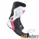 женские мотоботы dainese nexus t76 black/white/fuchsia 40