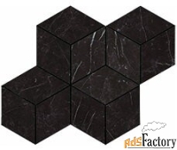 atlas concorde marvel stone nero marquina mosaico esag. lapp.