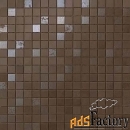 atlas concorde dwell brown leather mosaico q керамическая плитка (30,5