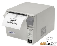 принтер epson tm-t70ii, usb+com, + ps-180, белый