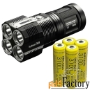 фонарь ручной nitecore tm28 set (16106) черный