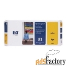 печатающая головка hp 81 yellow (c4953a)