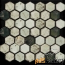 мозаика gaudi hexa-2(2) глазурованная 28,3x24,5 см размер чипа 44x49 м