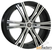 колесный диск harp y-28 8.5x20/5x114.3 d74.1 et40 gloss black machined