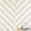 мозаика облицовочная стеклянная bisazza decori 20 twill bianco ( м2)