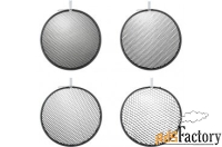 hensel grid kit for 9quot; reflectors. комплект из 4-х сот 35065