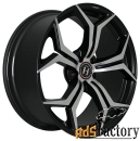 колесный диск harp y-50 9x20/5x112 d66.6 et25 satin black machined