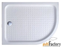 поддон для душа cezares tray r550 120х90 см акриловый l