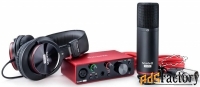 студийный комплект focusrite scarlett solo studio 3rd gen