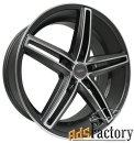 колесный диск vissol v-015 9x20/5x114.3 d73.1 et32 matte graphite mach