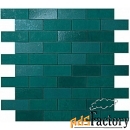 9eme мозаика ewall collection petroleum green minibrick 30х30