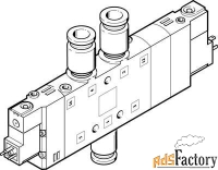 распределитель с электроуправлением festo cpe24-m3h-5/3g-qs-12