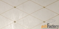 керамическая плитка petracers ad maiora rhombus fregio oro su beige 50