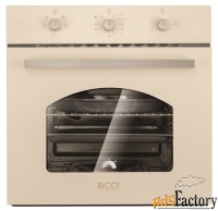 газовый духовой шкаф ricci rgo-611bg