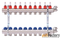 коллектор распределительный uni-fitt 1 10 выходов, с расходомерами и т