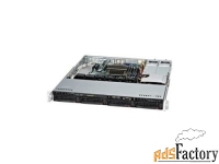 серверный корпус 1u supermicro cse-813mtq-350cb 350 вт чёрный