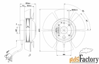 вентилятор осевой ebmpapst a2d170aa0401