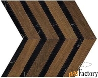 мозаика atlas concorde heartwood brandy marble chevron 29.4x28.7