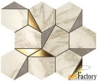 atlas concorde marvel edge gold hex gris calacatta