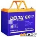 delta gx 12-75 xpert аккумулятор