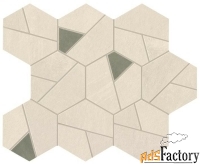 atlas concorde a0qn boost pro ivory mosaico hex olive 25x28,5 мозаика