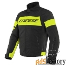 мотокуртка dainese saetta d-dry текстильная r17 black/fluo-yellow/blac