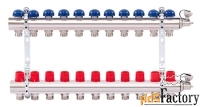 коллектор распределительный uni-fitt 1 11 выходов, с регулировочными и