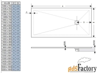 поддон для душа rgw stone tray st-0138w 80х130