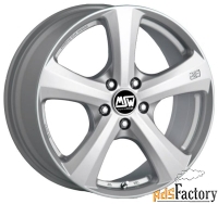 колесный диск msw 19 8x18/5x112 d73.1 et35 full silver