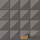 плитка atlas concorde arkshade deep grey mosaico flag 9afg