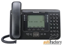 voip-телефон panasonic kx-nt560 черный