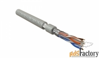 hyperline futp4-c6-s23-in-lsltx-gy-305 (305 м) кабель витая пара f/utp