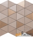 керамическая плитка atlas concorde mek rose mosaico diamond wall 30,5x