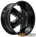 колесный диск harp y-18 9.5x20/6x139.7 d108.1 et15 glossy black chrome