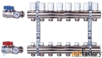 коллекторная группа luxor 1x3/4(8вых.) с термометрами cd 468m/8 арт.15