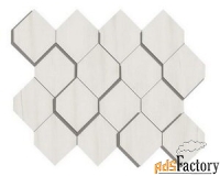 atlas concorde marvel stone bianco dol. mosaico esagono 3d