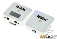 радиосистема накамерная rode wireless go white