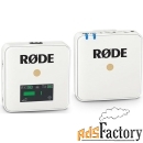 петличный микрофон rode wireless go white