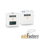 накамерная радиосистема rode wireless go white