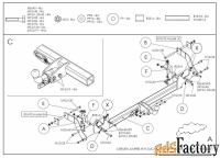 фаркоп оцинкованный citroen jumper 2006-, fiat ducato 2006-, peugeot b