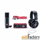 студийный комплект focusrite scarlett solo studio 3rd gen