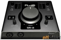 fluid audio sri-2 внешний аудиоинтерфейс, ацп/цап 24-bit/192khz, 2хxlr