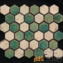 мозаика gaudi hexa-3(2) глазурованная 28,3x24,5 см размер чипа 44x49 м