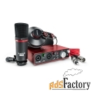 комплект оборудования для звукозаписи focusrite scarlett 2i2 studio 2n