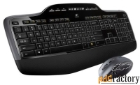 клавиатура и мышь logitech wireless desktop mk710 black-silver usb