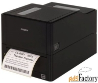 citizen термо-трансферный принтер cl-e321 printer; lan, usb, serial, b